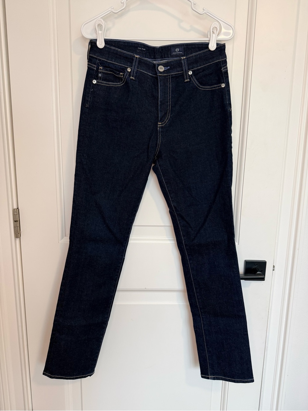 AG Mari Dark Indigo High-Rise Jeans size 28